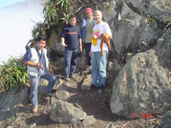 En la cima de las Lomas de Mongón