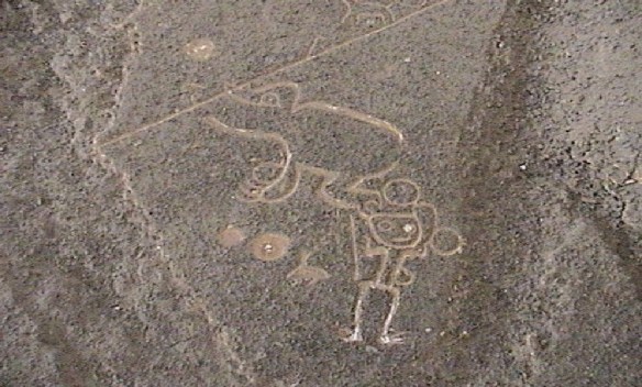 Líneas de Pampa Colorada en Casma - Ancash