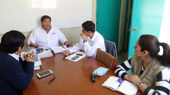 Reunión visita a acueductos